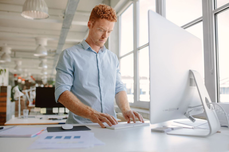 The PowerLift®️ Standing Desk by VersaDesk